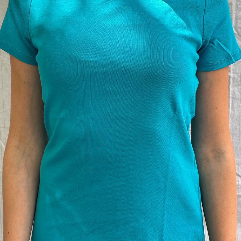 Blue Land's End Shaped Fit Tee